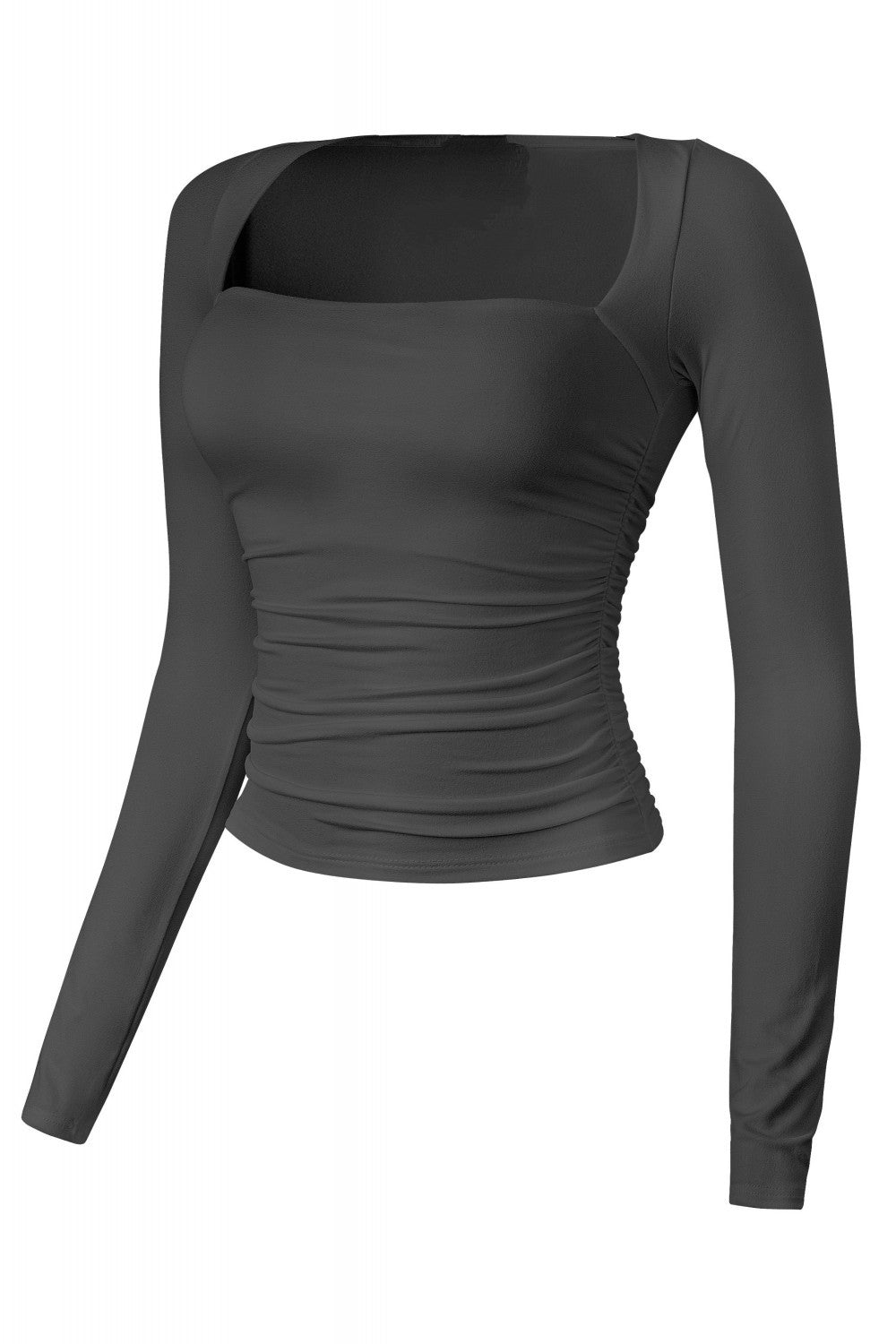 "So Far So Good" Long Sleeve Deep Scoop Casual Top.
