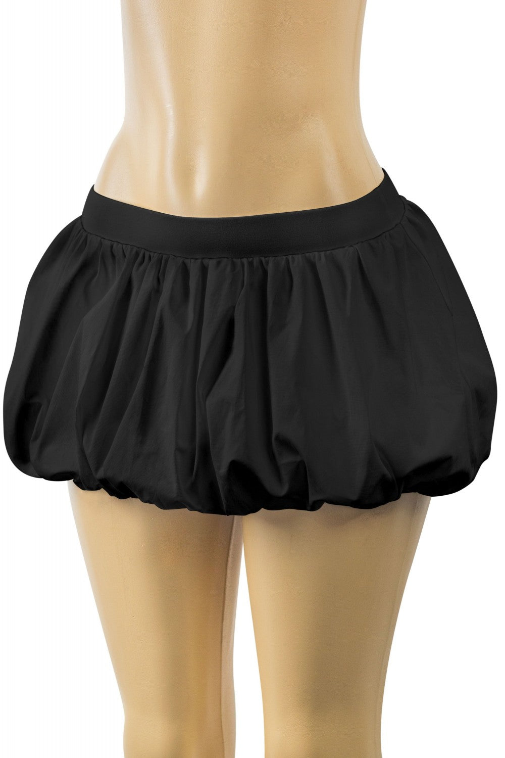 "Powered By Ambition" Puffer Bubble Mini Skirt.