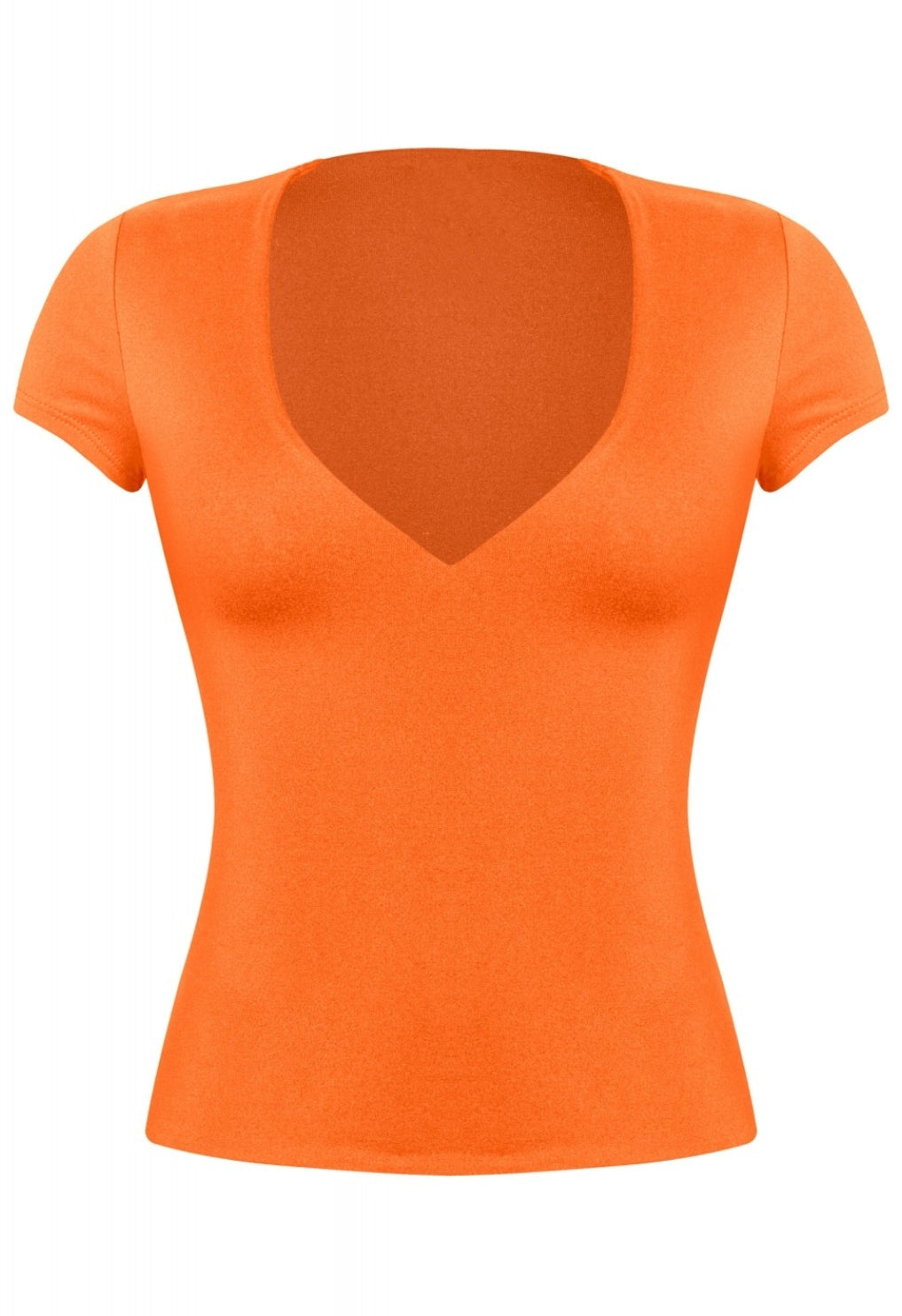 "Sweeter Than Any Other" Short Sleeve V-Neck Solid Basic Top.