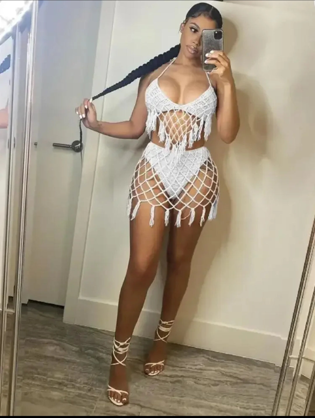 "Feels Beachy" Crochet Bikini Set.