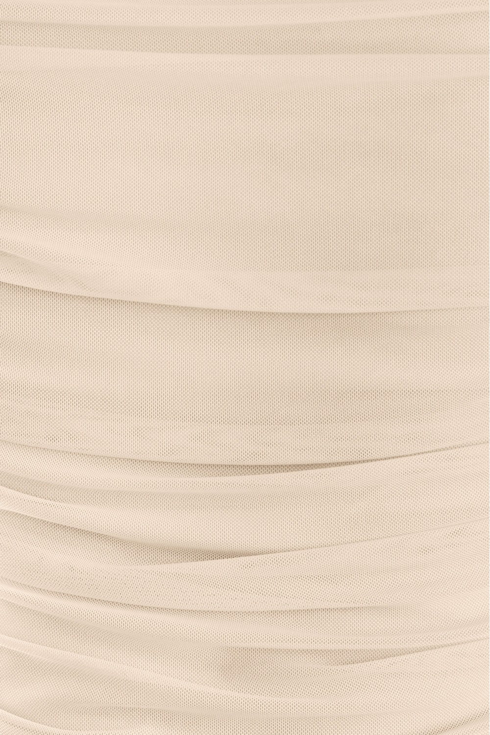 "So Seductive" Halter Cowl Neck Mesh Mini Dress.