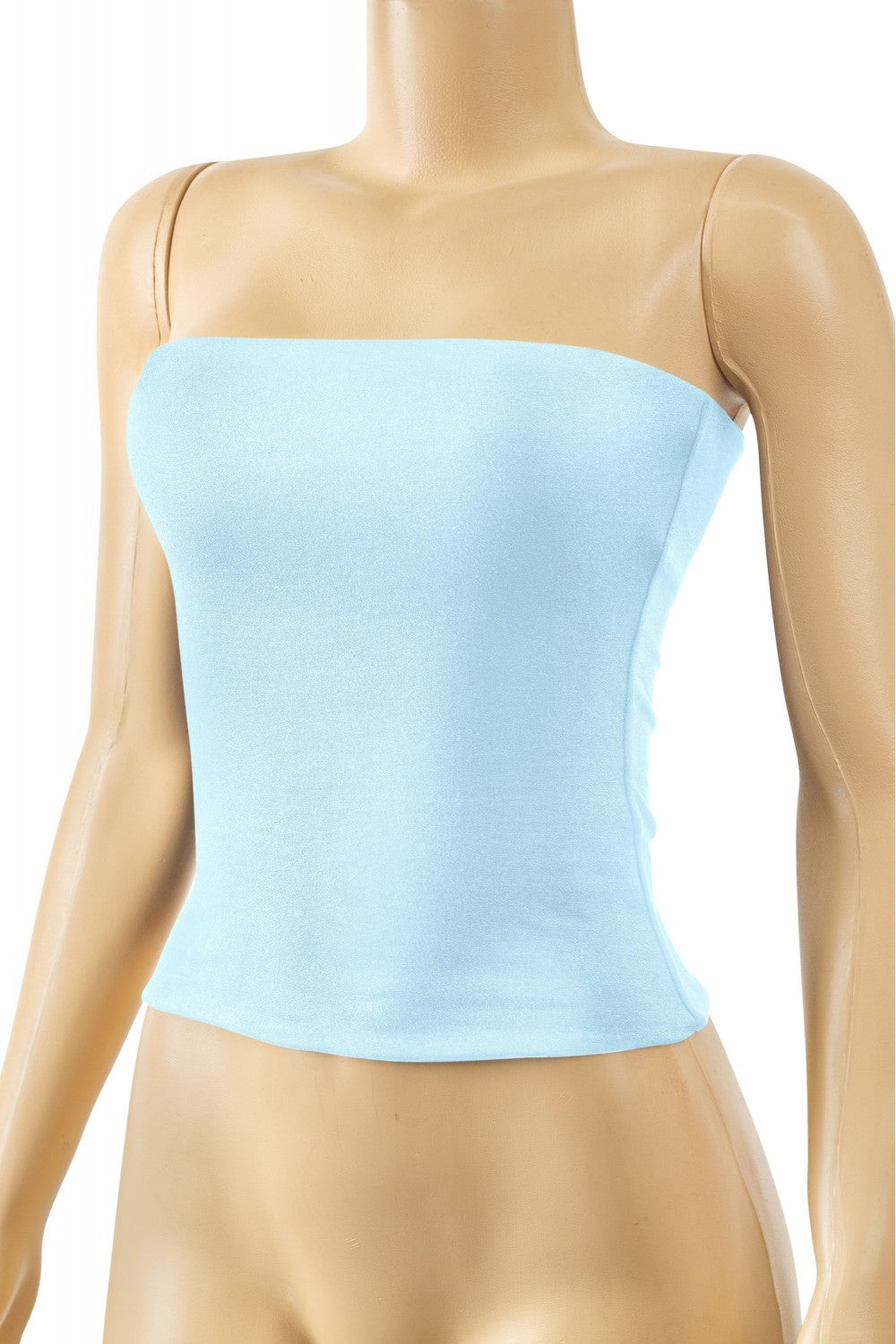 "Too Pretty" Strapless Tube Crop Top.