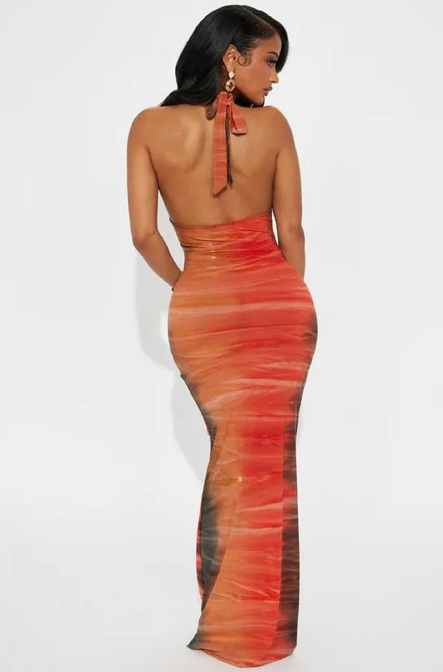 "Island Sunsets" Maxi Dress