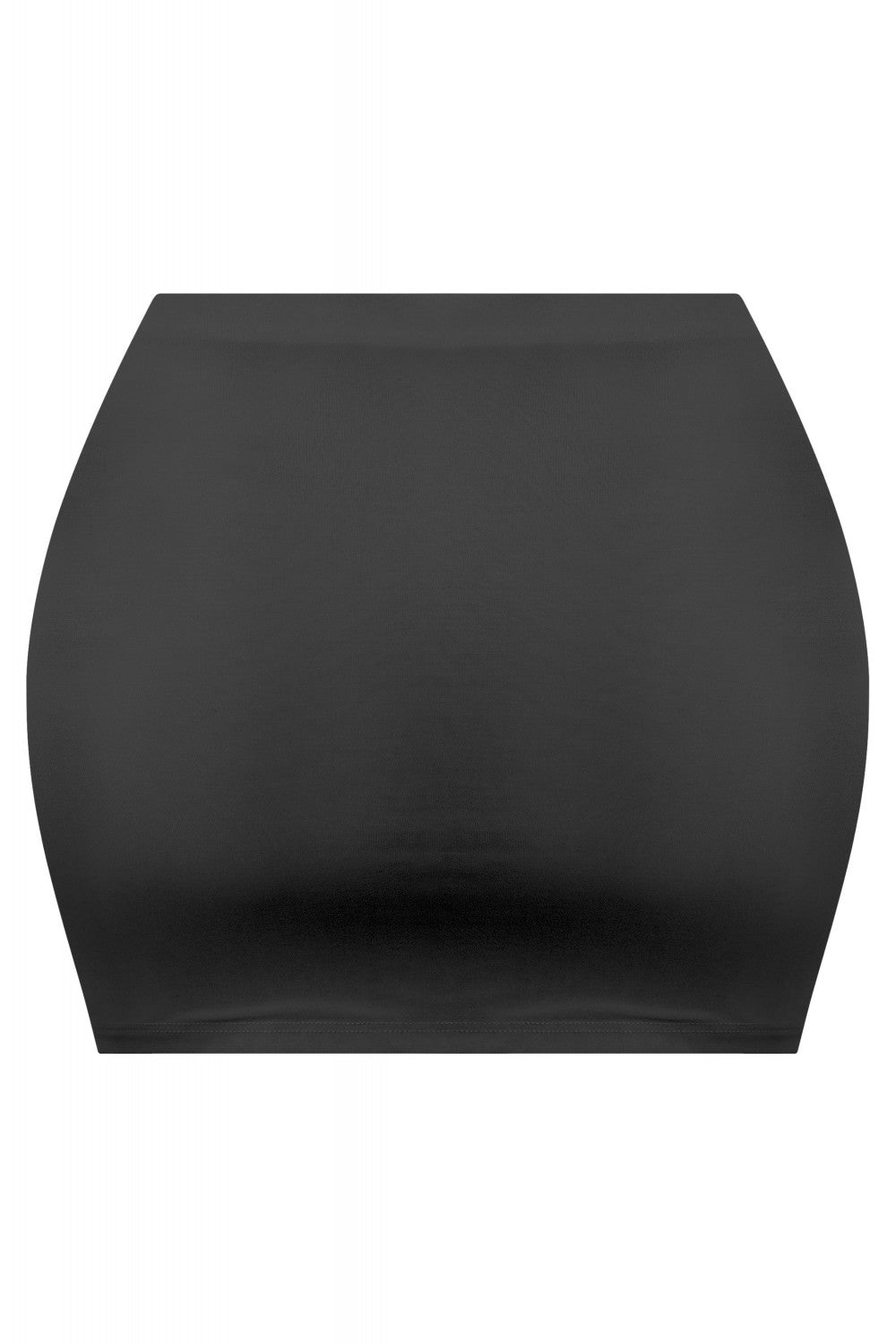 "Sorry For The Wait" Mid-Waisted Mini Skirt With Slit.