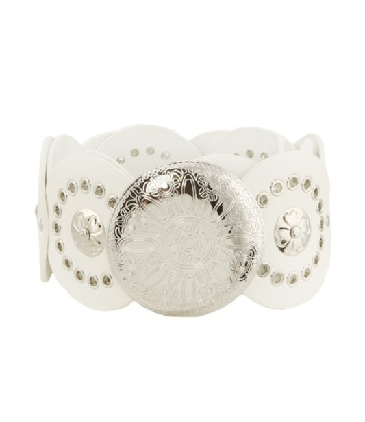 "Western Chic" Wide Western Disc Belt.