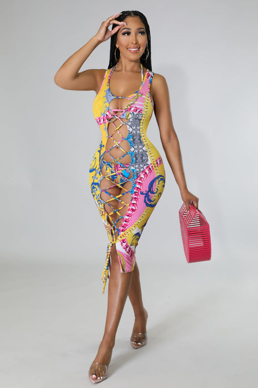 "Just Double Tap" Three Piece Bikini Set.