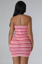 Load image into Gallery viewer, &quot;I Am The View&quot; Crochet Mini Dress. 
