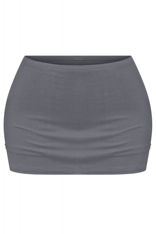 "Today We Slay" Low Waisted Skort With Side Slit.