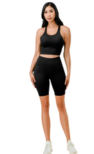 Load image into Gallery viewer, &quot;Get Bodied&quot; Sports Bra &amp; Biker Shorts Set.
