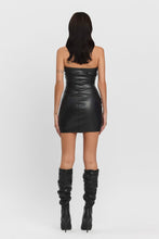 Load image into Gallery viewer, &quot;Girl Of Your Dreams&quot; Pleather Tube Top Mini Dress.
