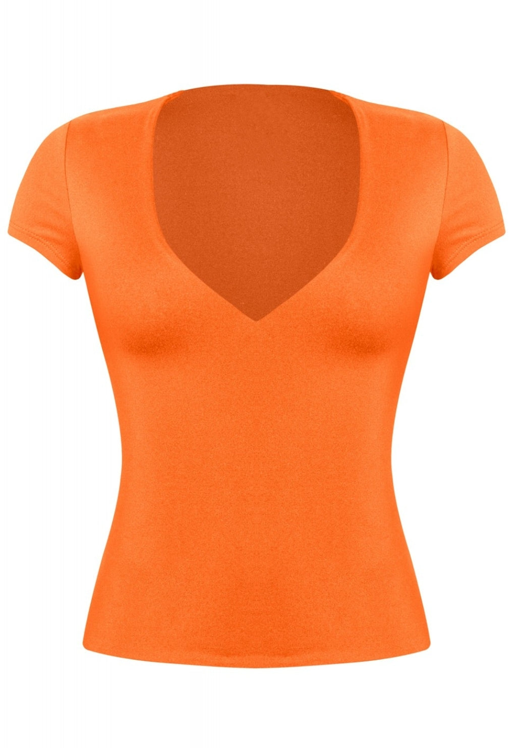 "Sweeter Than Any Other" Short Sleeve V-Neck Solid Basic Top. 