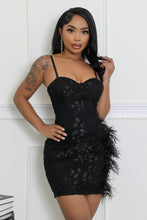 Load image into Gallery viewer, &quot;Yours Truly&quot; Luxurious Mini Dress.
