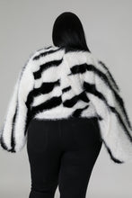 Load image into Gallery viewer, &quot;Talk To Me In Currency&quot; Plus Size Long Sleeve Faux Fur Jacket.
