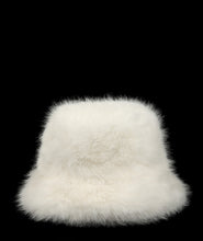 Load image into Gallery viewer, &quot;Dinner In Aspen&quot; Faux Fur Bucket Hat.
