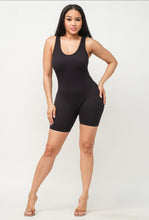 Load image into Gallery viewer, &quot;Spin The Block&quot; Seamless Scoop Neck Romper.
