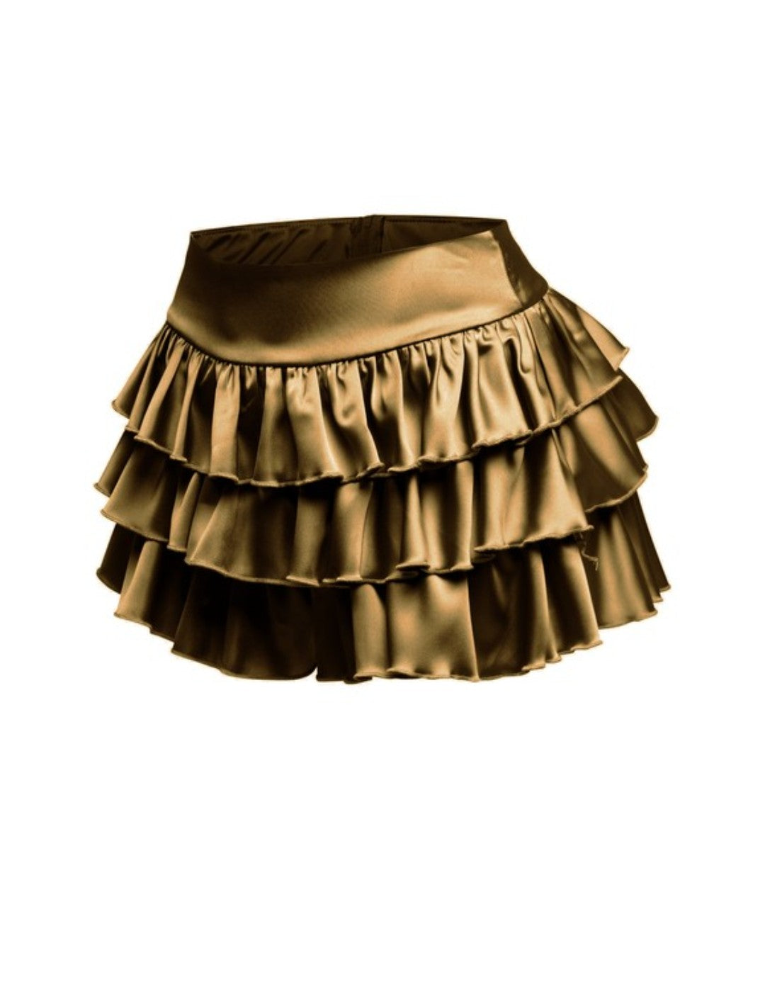 "Zoe" Plus Size Ruffled Mini Shorts. 