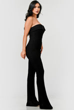 Load image into Gallery viewer, &quot;All That You Need&quot; Strapless Button Up Knit Jumpsuit. 
