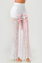 Load image into Gallery viewer, &quot;The Trendsetter&quot; Plus Size High Waisted Bow Detail Lace Pants.
