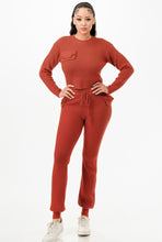 Load image into Gallery viewer, &quot;Cutie Pie&quot; Crochet Knitted Pants Set. 
