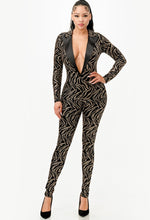 Load image into Gallery viewer, &quot;Here To Have Fun&quot; Glittered Blazer Jumpsuit.
