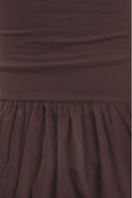 Load image into Gallery viewer, &quot;No Words, Just Allure&quot; Sleeveless Squareneck Bubble Mini Dress.
