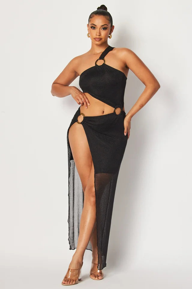 "Sleek & Chic" Sexy Maxi Dress.