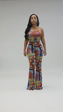 Load and play video in Gallery viewer, &quot;Basilica&quot; Back Cutout Flare Bottom Jumpsuit.
