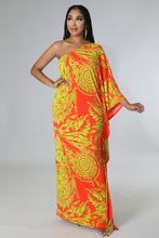 Load image into Gallery viewer, &quot;Happy Soul&quot; One Shoulder Long Dress.
