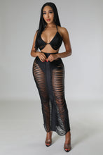 Load image into Gallery viewer, &quot;My Turn&quot; Crochet Triangle Top &amp; High Waisted Two Piece Skirt Set.
