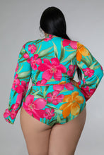 Load image into Gallery viewer, “You, Me, And The Sea” Plus Size Three Piece Swim Set.
