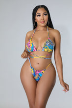 Load image into Gallery viewer, &quot;Just Double Tap&quot; Three Piece Bikini Set. 
