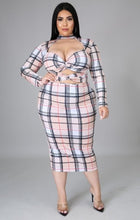 Load image into Gallery viewer, “Still In Demand” Plus Size Cut Out Bodycon Dress.
