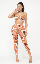 Load image into Gallery viewer, &quot;One More Shot&quot; Twist Bra Top &amp; Leggings Set.
